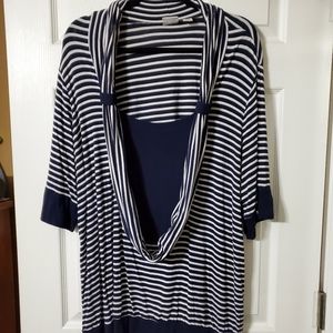 Stripped sailor look shirt